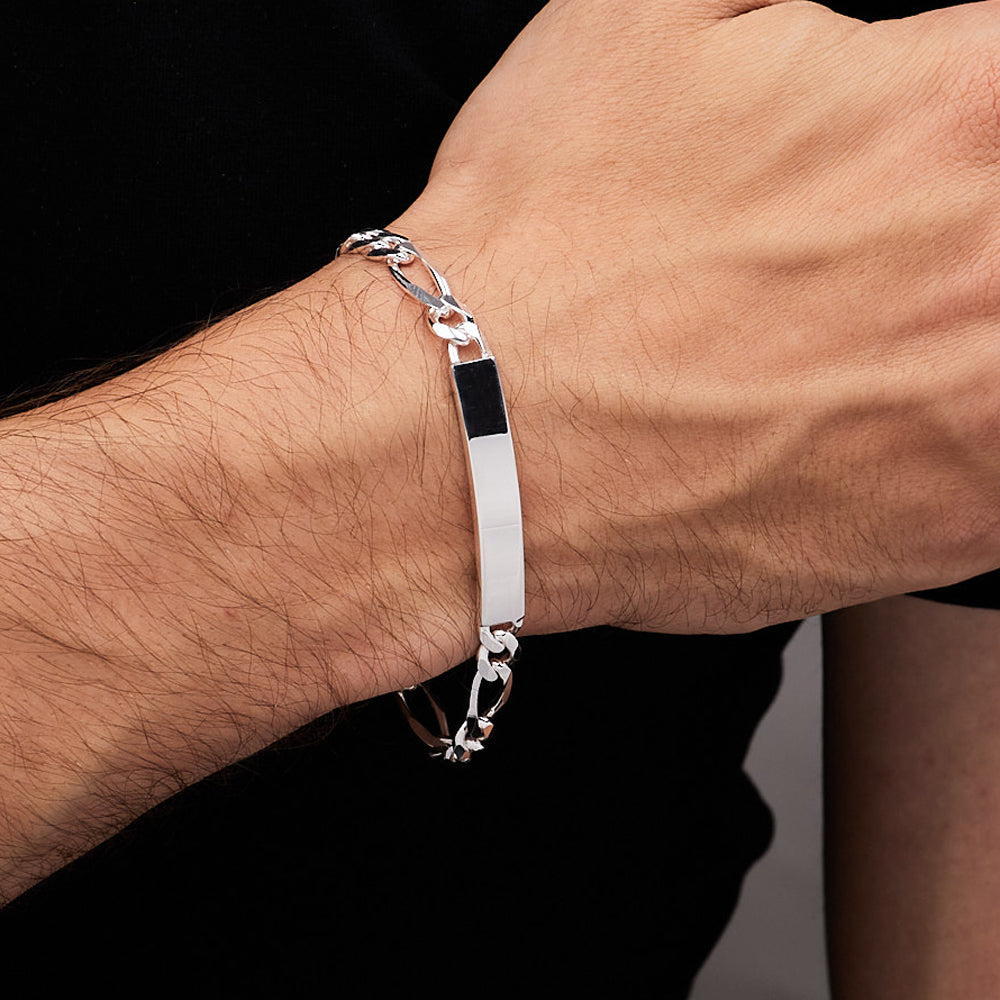 Men's ID Bracelet 925 Silver